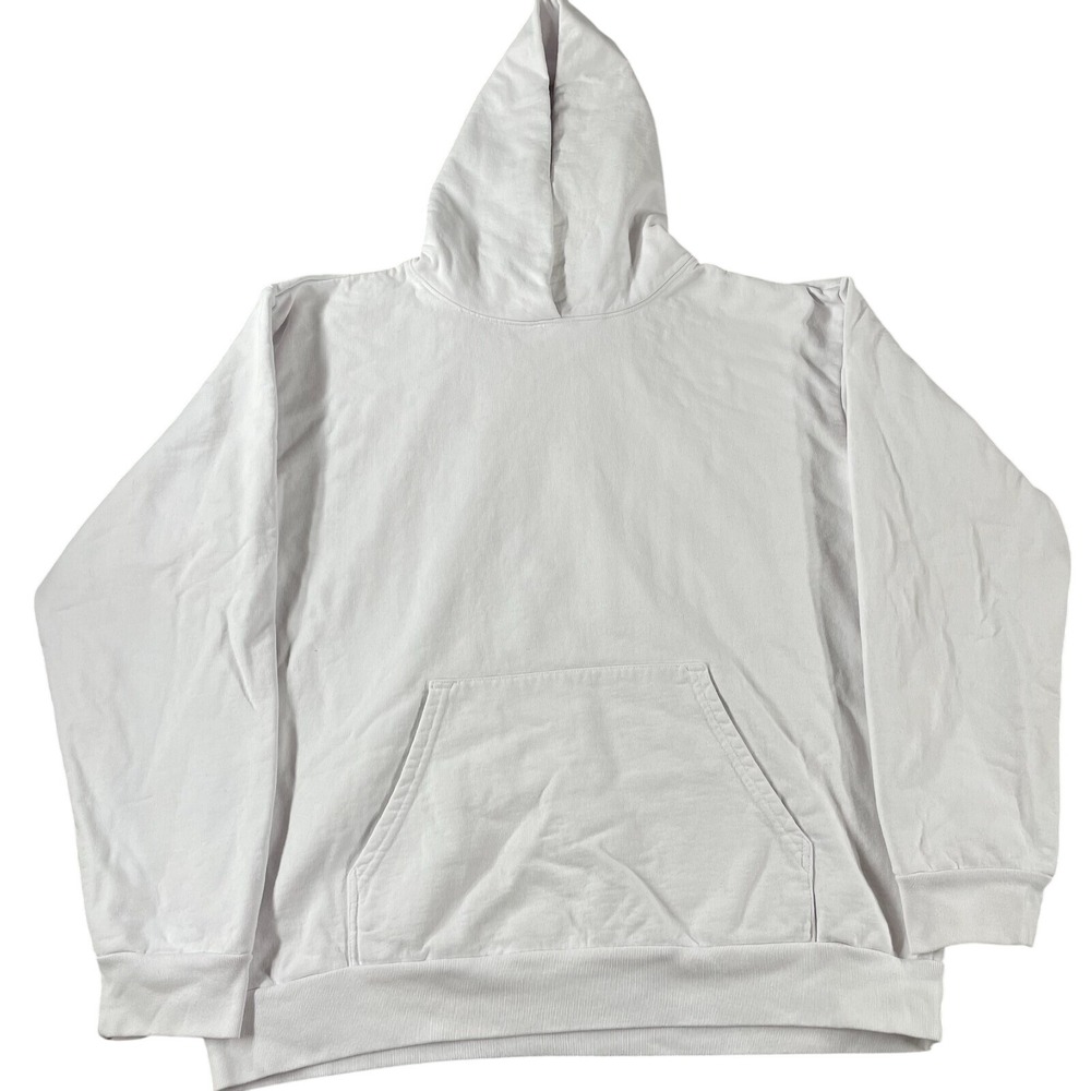 Talentless Hoodie Adult 2XL White Cotton Heavy Weight Pullover Sweatshirt